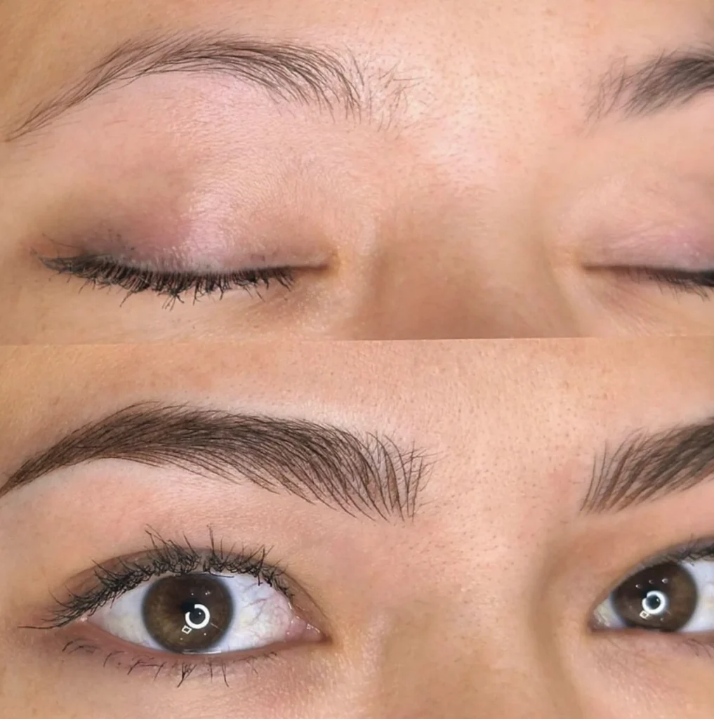 microblading vs ombre